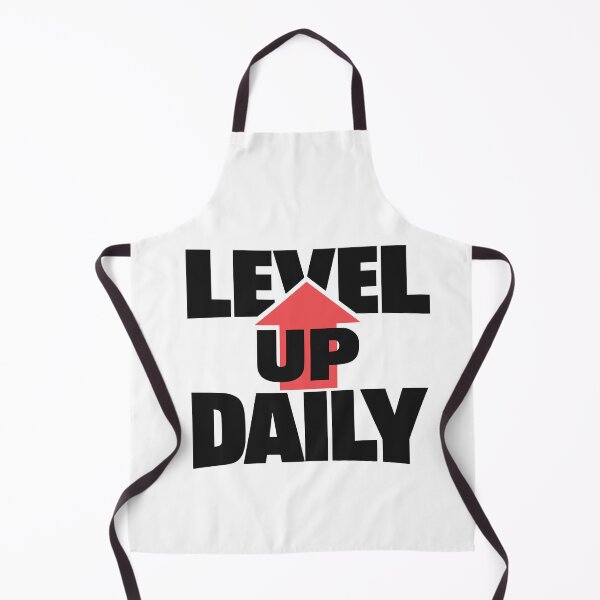 Item preview, Bold Level Up Daily Motivational Typography With Arrow designed and sold by FunFitLife Studio.