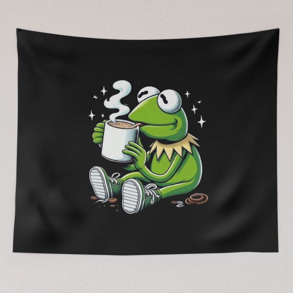 Item preview, Funny Kermit The Frog Smoking  designed and sold by carolcollins54.