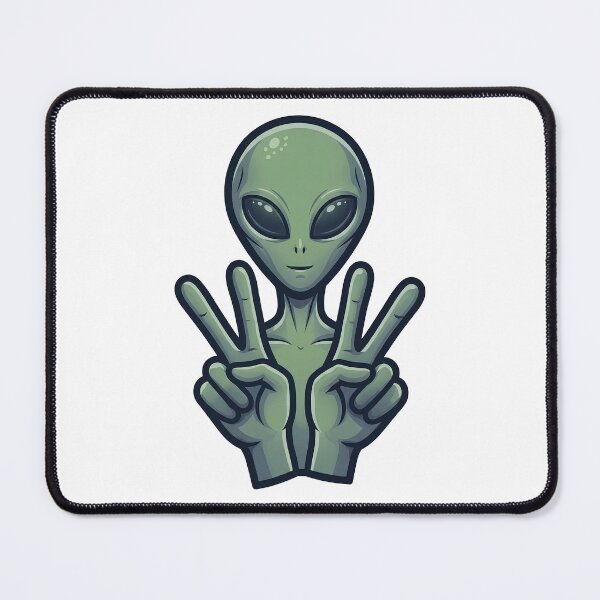 Item preview, Cosmic Peace: The Friendly Visitor / Alien v5 designed and sold by OnurDown.