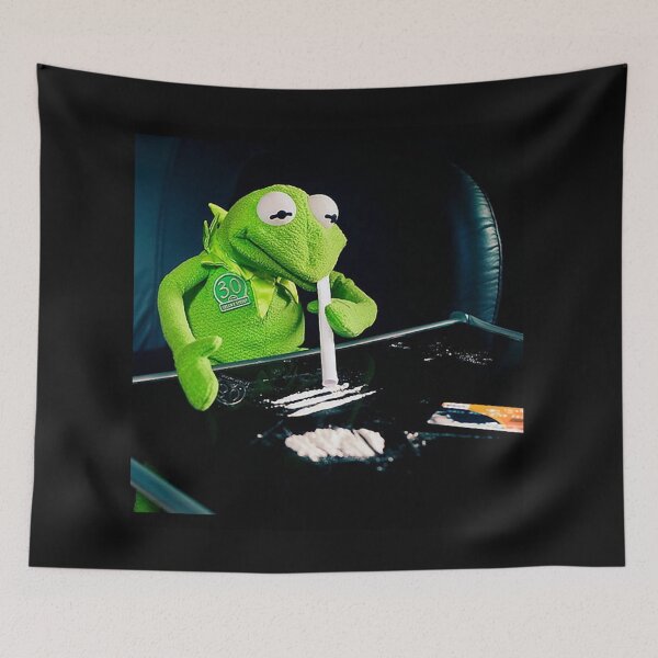 Item preview, Funny Kermit The Frog Smoking  designed and sold by carolcollins54.