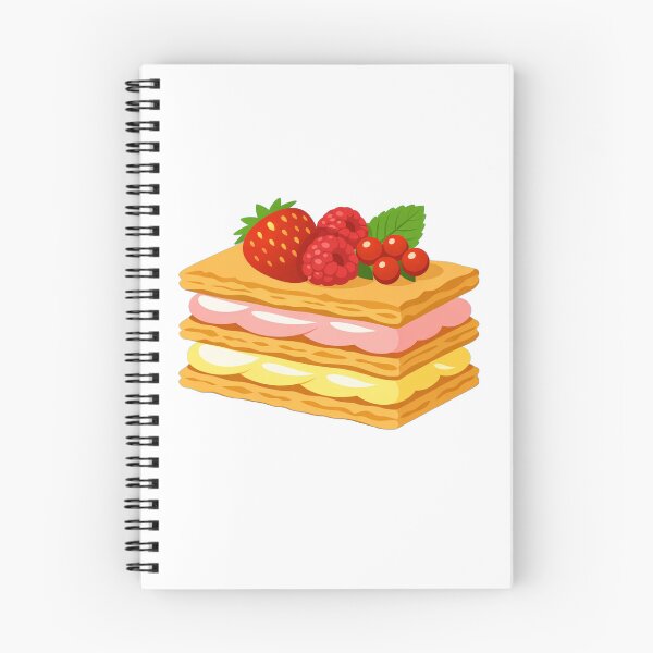 Item preview, Berry Mille-Feuille French Pastry with Strawberry Raspberry designed and sold by Owcomm.