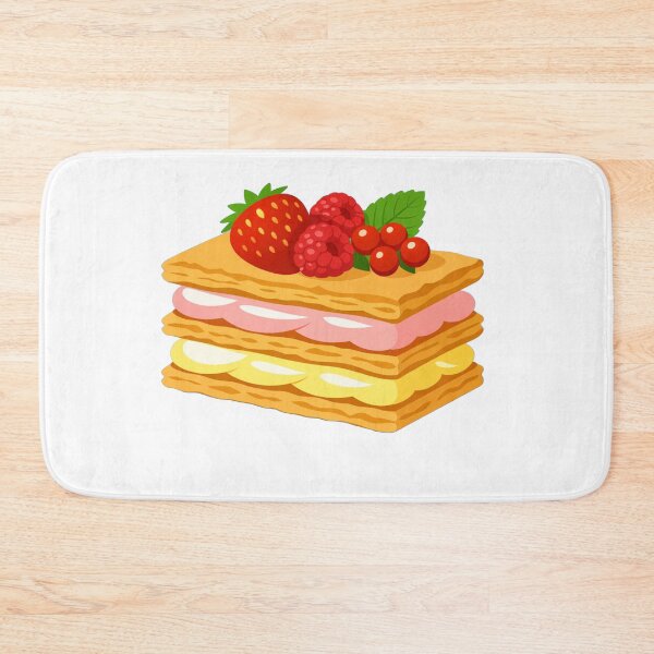 Item preview, Berry Mille-Feuille French Pastry with Strawberry Raspberry designed and sold by Owcomm.