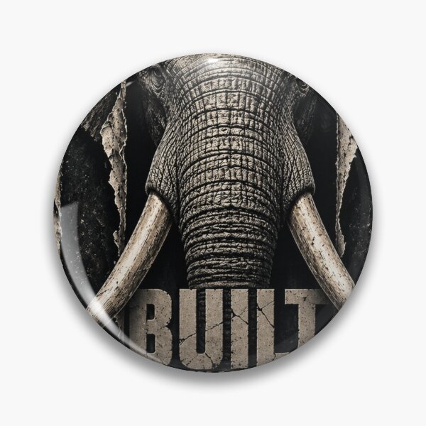 Item preview, Founder Forged Not Found Elephant Tectonic Brutalist Industrial Wall Art designed and sold by SavannaStrikes.