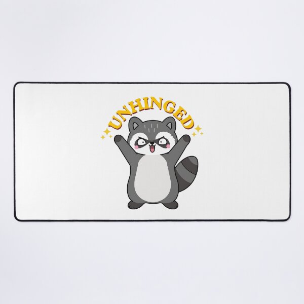Item preview, Unhinged Raccoon – Cute Funny Chaos Meme Animal Design designed and sold by Sketchbook Studio by Aqsaa.