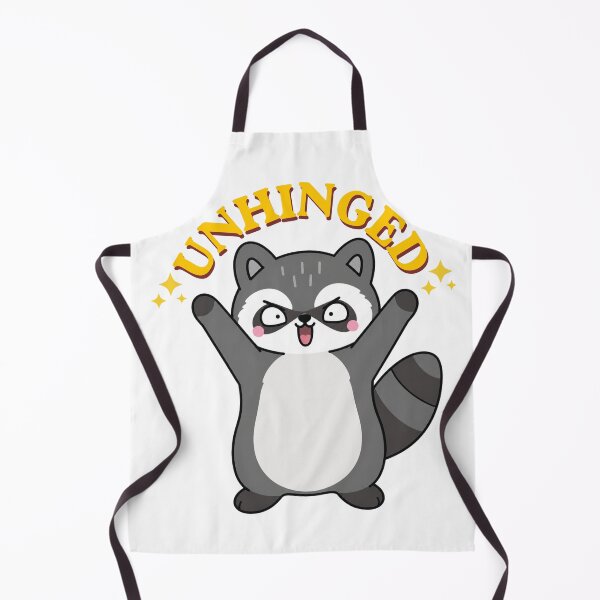 Item preview, Unhinged Raccoon – Cute Funny Chaos Meme Animal Design designed and sold by Sketchbook Studio by Aqsaa.