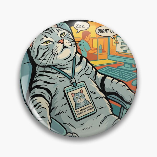Item preview, The CEO of Naptime Funny Burnout Office Cat designed and sold by Brilleking.