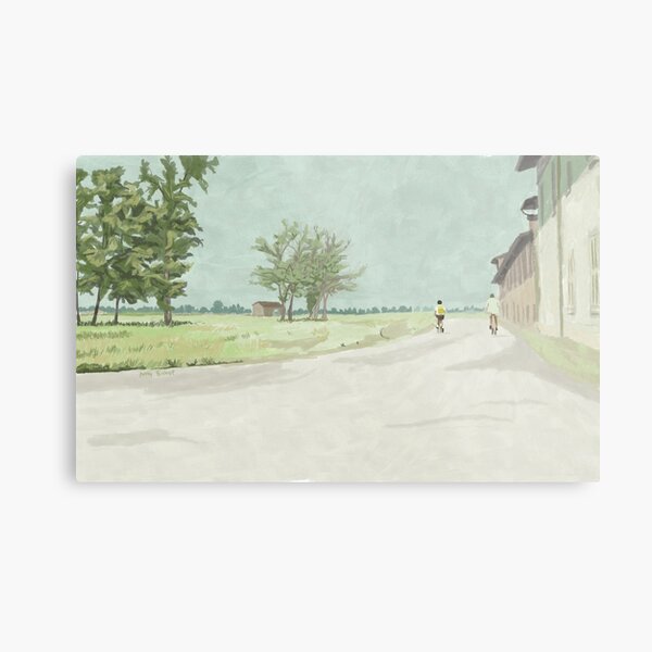 Summer in Crema Metal Print