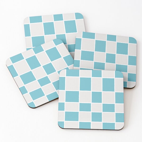 Item preview, Rough Blue and Cloud Dancer Tiles designed and sold by JaygiesDesign.
