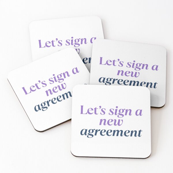Item preview, Let's sign a new agreement designed and sold by ArtistTejal.