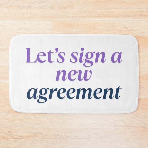 Item preview, Let's sign a new agreement designed and sold by ArtistTejal.