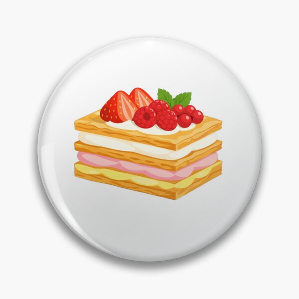 Item preview, Mille-Feuille French Pastry with Strawberries Raspberries and Redcurrants designed and sold by Owcomm.