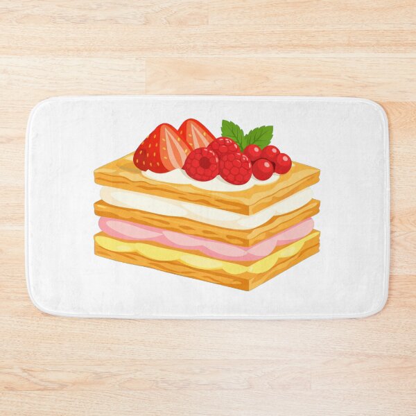 Item preview, Mille-Feuille French Pastry with Strawberries Raspberries and Redcurrants designed and sold by Owcomm.