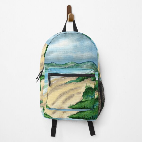 Item preview, Moody Coastal Shoreline - Watercolour Landscape Art designed and sold by Cass Harker Studio.