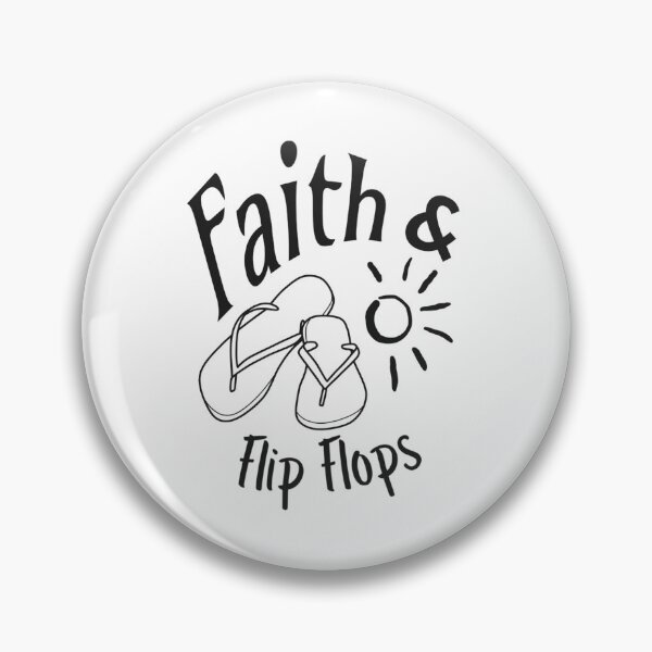 Item preview, Faith and flip flops designed and sold by juliasoleil.