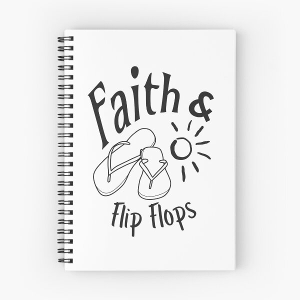 Item preview, Faith and flip flops designed and sold by juliasoleil.