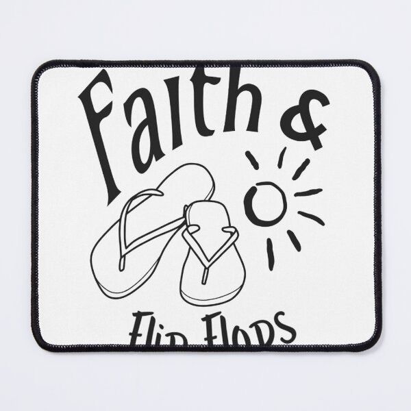 Item preview, Faith and flip flops designed and sold by juliasoleil.