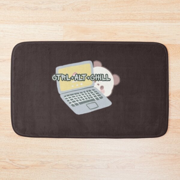 Item preview, Cute Panda With Laptop -Ctrl+ Alt+ Chill   designed and sold by Palette _Vibes.