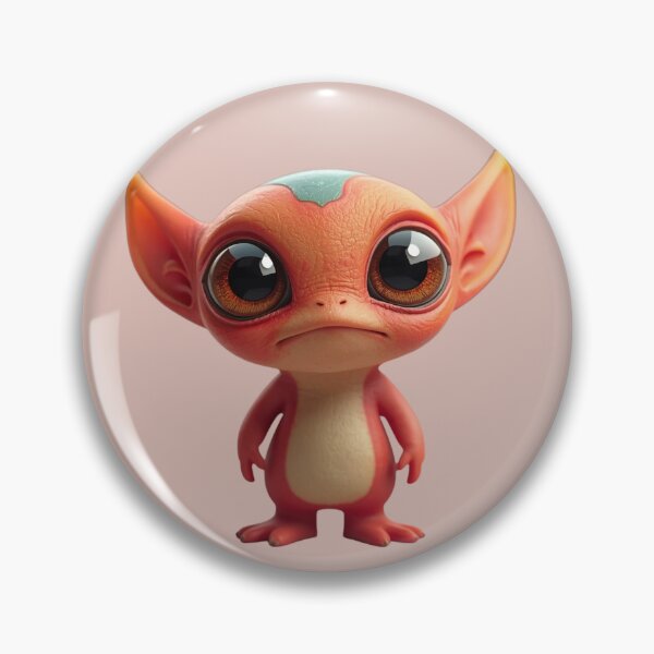Item preview, Little pinkish-orange alien designed and sold by Art70shop.