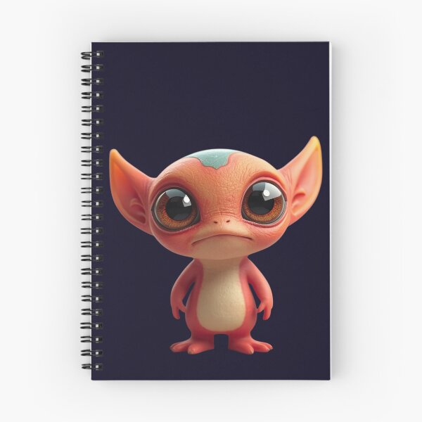 Item preview, Little pinkish-orange alien designed and sold by Art70shop.