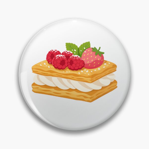 Item preview, Mille-Feuille with Raspberries and Strawberry French Pastry designed and sold by Owcomm.