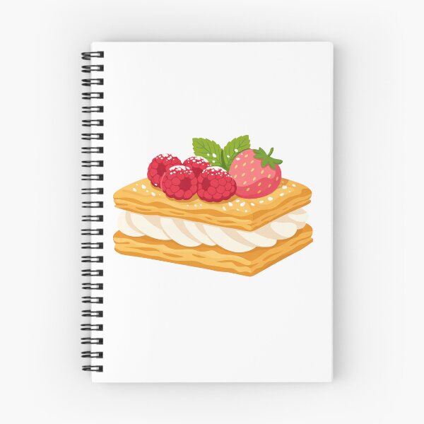 Item preview, Mille-Feuille with Raspberries and Strawberry French Pastry designed and sold by Owcomm.