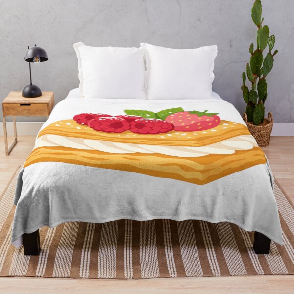 Item preview, Mille-Feuille with Raspberries and Strawberry French Pastry designed and sold by Owcomm.