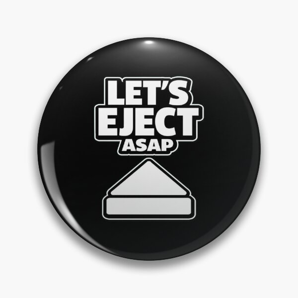 Item preview, Let’s Eject ASAP Funny Shirt Urgent Humor Meme Minimalist Design designed and sold by Timeless Junction.