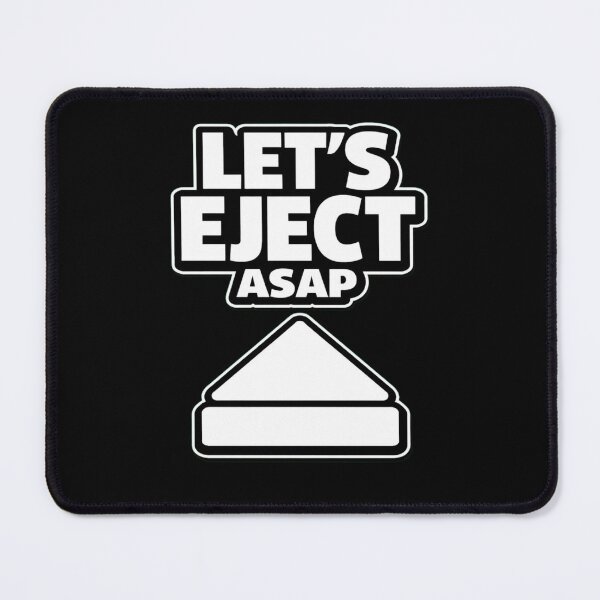 Item preview, Let’s Eject ASAP Funny Shirt Urgent Humor Meme Minimalist Design designed and sold by Timeless Junction.