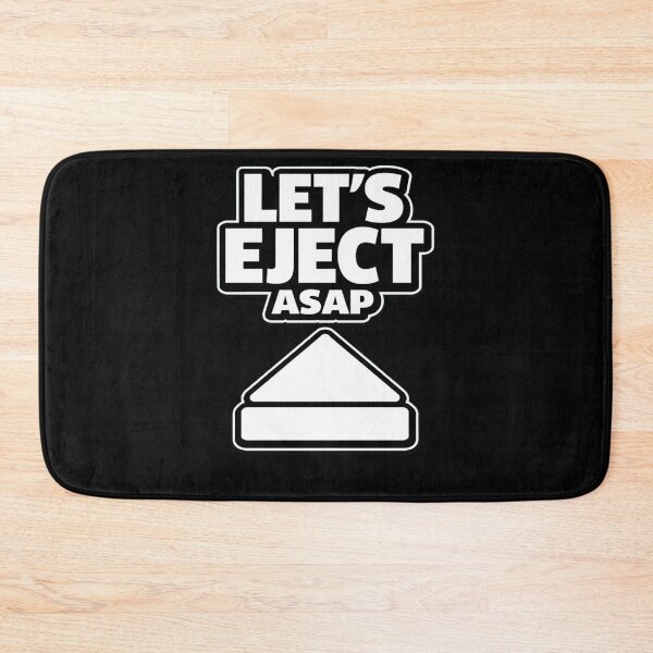 Item preview, Let’s Eject ASAP Funny Shirt Urgent Humor Meme Minimalist Design designed and sold by Timeless Junction.