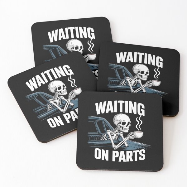 Item preview, Waiting On Parts — Skeleton Mechanic Coffee Shirt V36 designed and sold by DarylWelsh2024.