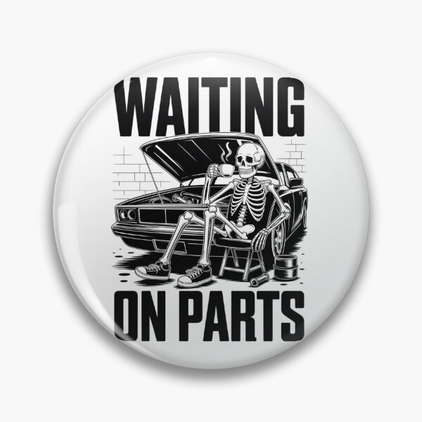 Item preview, Waiting On Parts — Skeleton Mechanic Coffee Shirt V37 designed and sold by DarylWelsh2024.