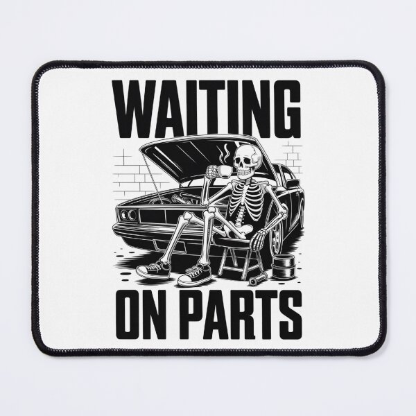 Item preview, Waiting On Parts — Skeleton Mechanic Coffee Shirt V37 designed and sold by DarylWelsh2024.