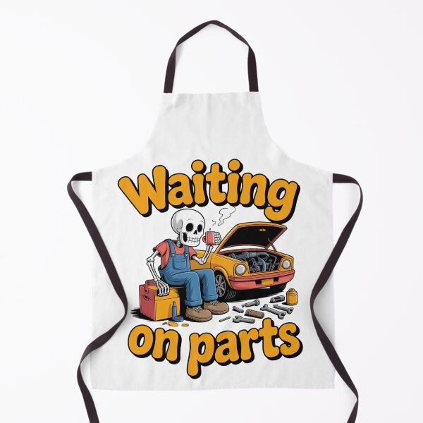 Item preview, Waiting On Parts — Skeleton Mechanic Coffee Shirt V38 designed and sold by DarylWelsh2024.