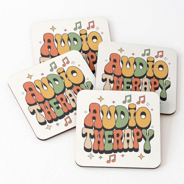 Item preview, Audio Therapy | Retro Groovy 70s Wavy Aesthetic designed and sold by Design_Your_Day.