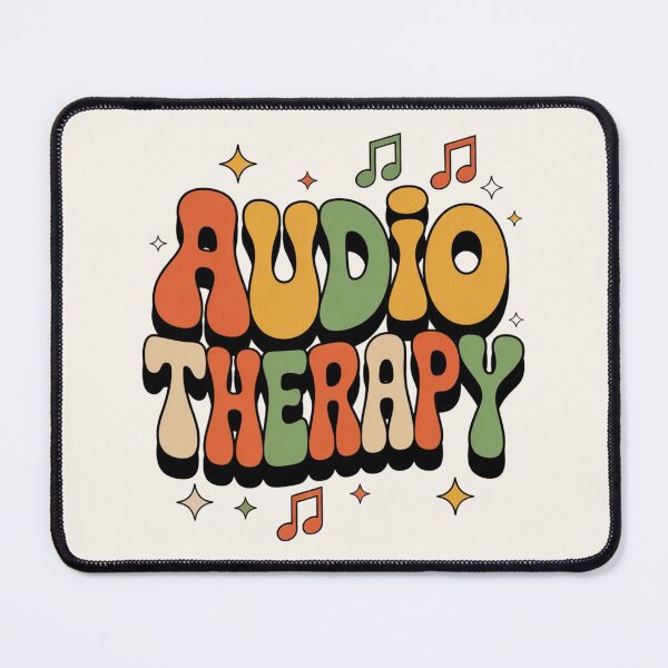 Item preview, Audio Therapy | Retro Groovy 70s Wavy Aesthetic designed and sold by Design_Your_Day.