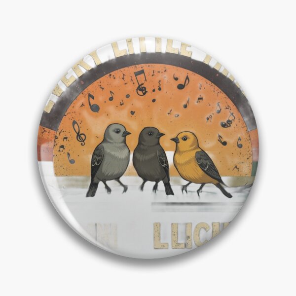 Item preview, Every Little Thing Gonna Be Alright Vintage Singing Birds Retro Sunset T-Shirt Design designed and sold by Amitabr14.