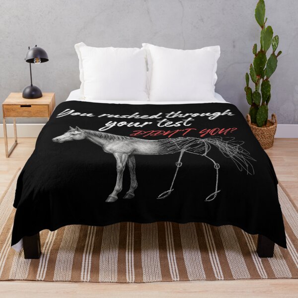 Item preview, You Rushed Through Your Test Funny Horse Meme designed and sold by PROPera-design.