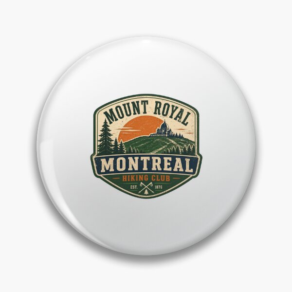 Item preview, Mount Royal Montreal Hiking Club Est 1876 Vintage designed and sold by Fenay Designs.