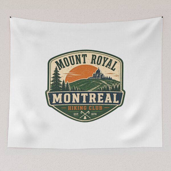 Item preview, Mount Royal Montreal Hiking Club Est 1876 Vintage designed and sold by Fenay Designs.