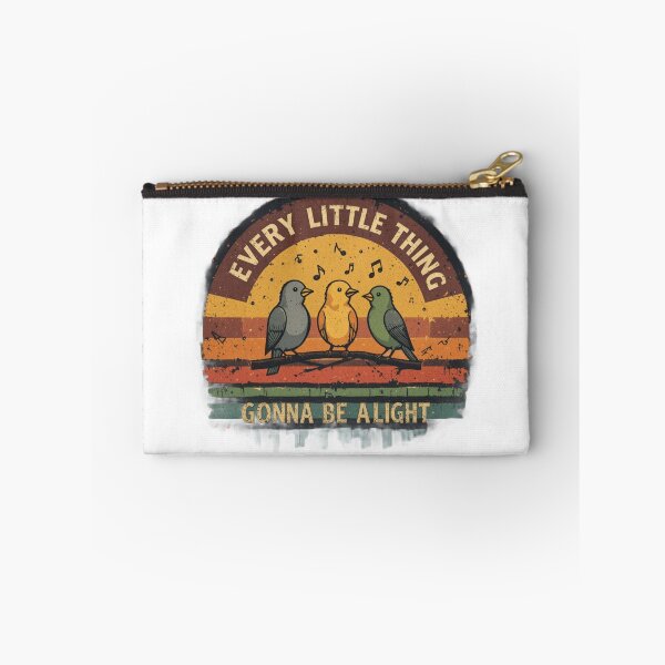 Item preview, Every Little Thing Gonna Be Alright Retro Birds Vintage Badge Style T-Shirt Design designed and sold by Amitabr14.