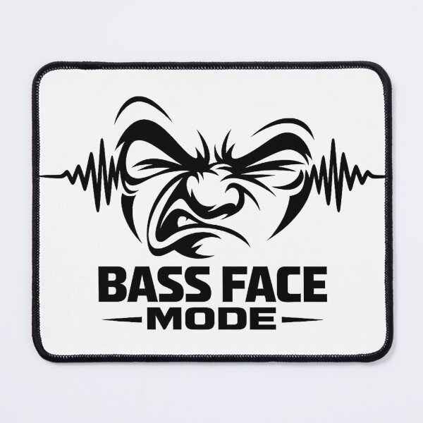 Item preview, Bass Face Mode – Drum and Bass Rave Reaction Funny DNB Design designed and sold by ZenRave Designs.
