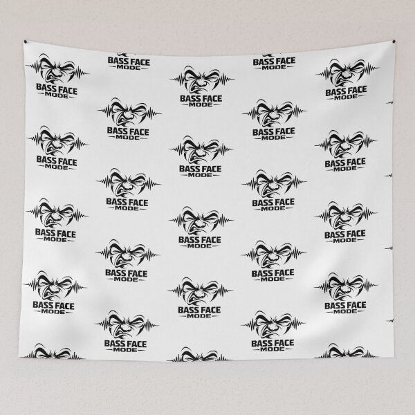 Item preview, Bass Face Mode – Drum and Bass Rave Reaction Funny DNB Design designed and sold by  ZenRave Designs.