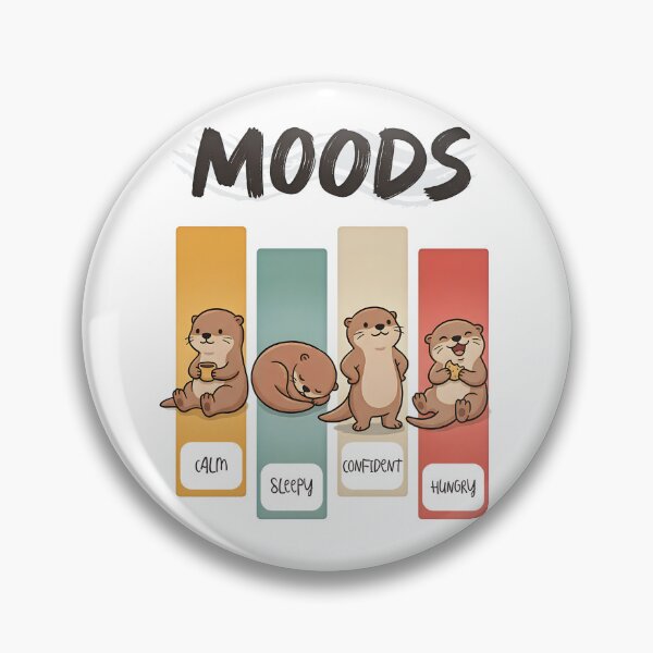 Item preview, Otter Moods designed and sold by Paw Print Tee.