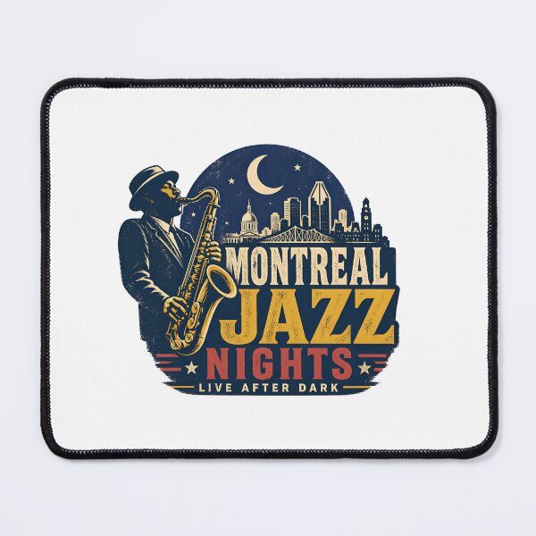 Item preview, Montreal Jazz Nights Live After Dark Retro Music designed and sold by Fenay Designs.