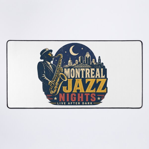 Item preview, Montreal Jazz Nights Live After Dark Retro Music designed and sold by Fenay Designs.