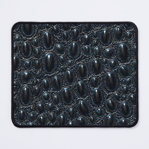 Item preview, Deep-gloss crocodile scale duvet cover - black reptile skin designed and sold by Kentala.