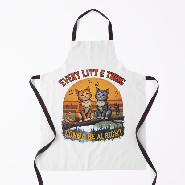 Item preview, Every Little Thing Gonna Be Alright Vintage Singing Cats Retro T-Shirt Design designed and sold by Amitabr14.