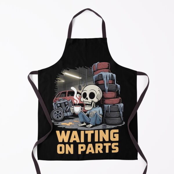 Item preview, Waiting On Parts — Skeleton Mechanic Coffee Shirt V41 designed and sold by DarylWelsh2024.