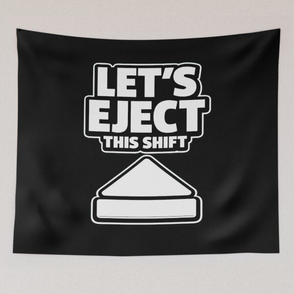Item preview, Let’s Eject This Shift Funny Work Shirt Shift Worker Humor Minimalist Design designed and sold by Timeless Junction.