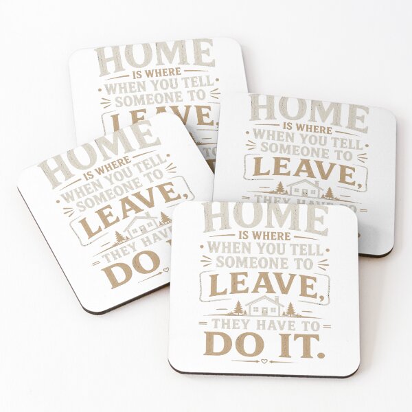Item preview, Home Is Where You Tell People to Leave Shirt – Funny Homeowner Humor Tee, Introvert Home Quote, Sarcastic House Shirt designed and sold by SleepyLlamaClothes.